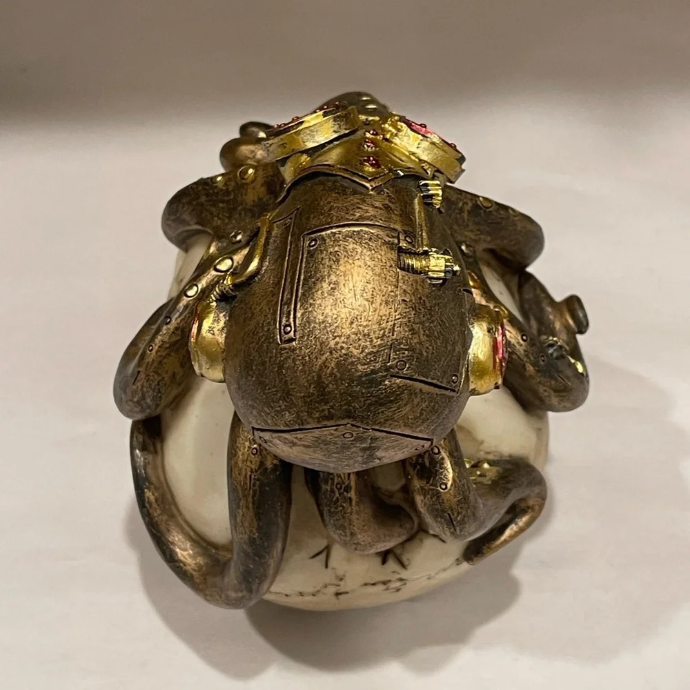 Katarina Steampunk Sea Monster Army Masked Octopus Wrapping Around Cyborg Robot